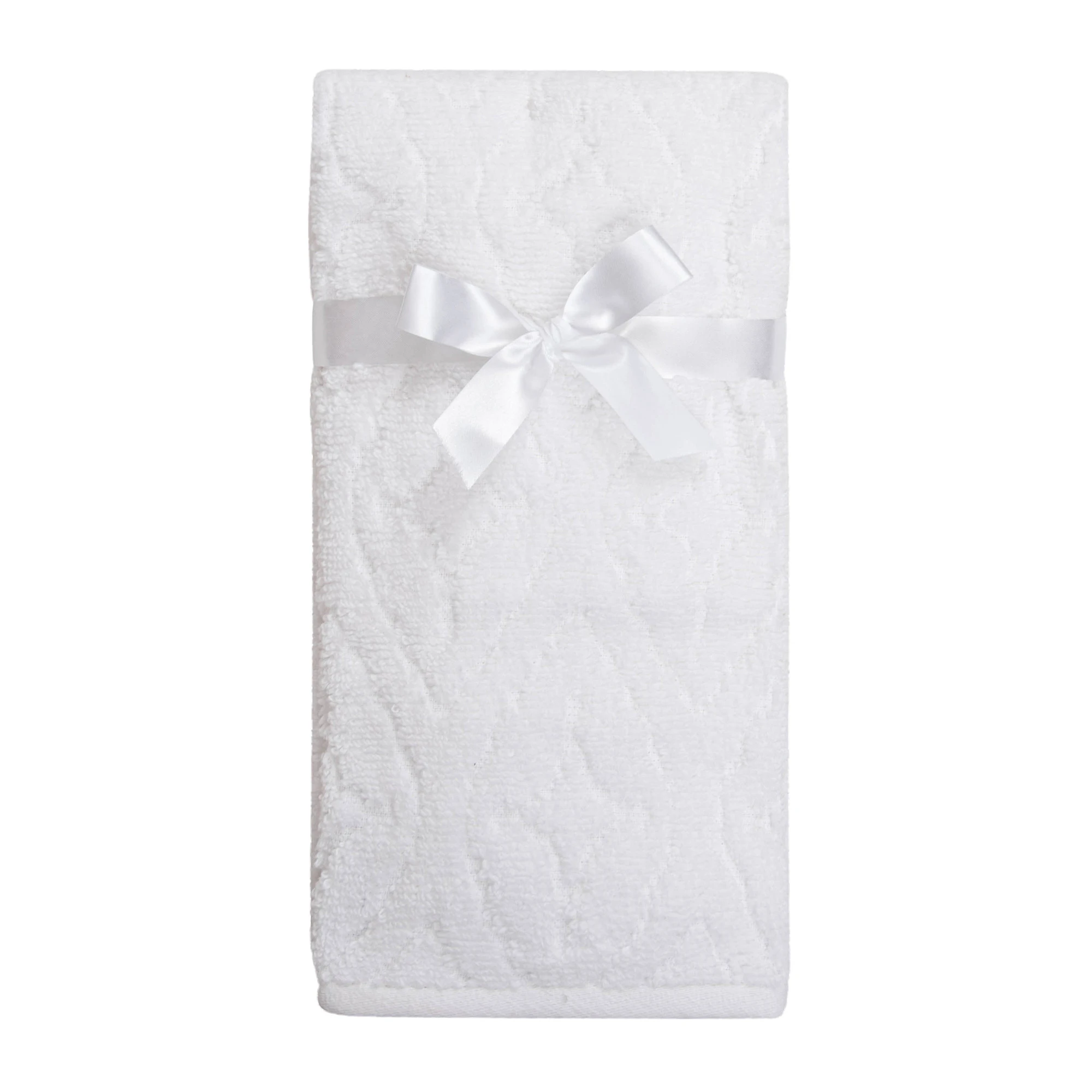 Woven Terry Solid Hand Towel – 2 Piece Set