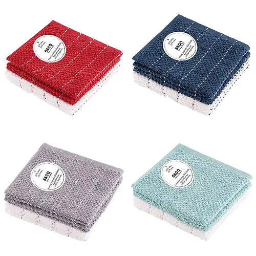 Woven 4 Pack Terry Dishcloths – 12x