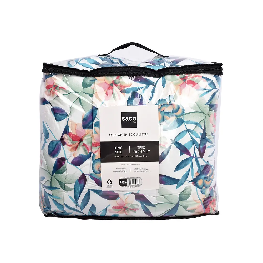 Woven 3-Piece Printed Reversible Comforter Set