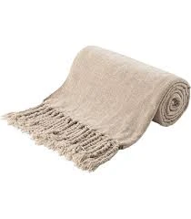 TBC Knit Faux Cashmere Throw – Ivory