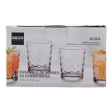 Hill Glass Old Fashion Set 6 Piece - 300 Mililiter