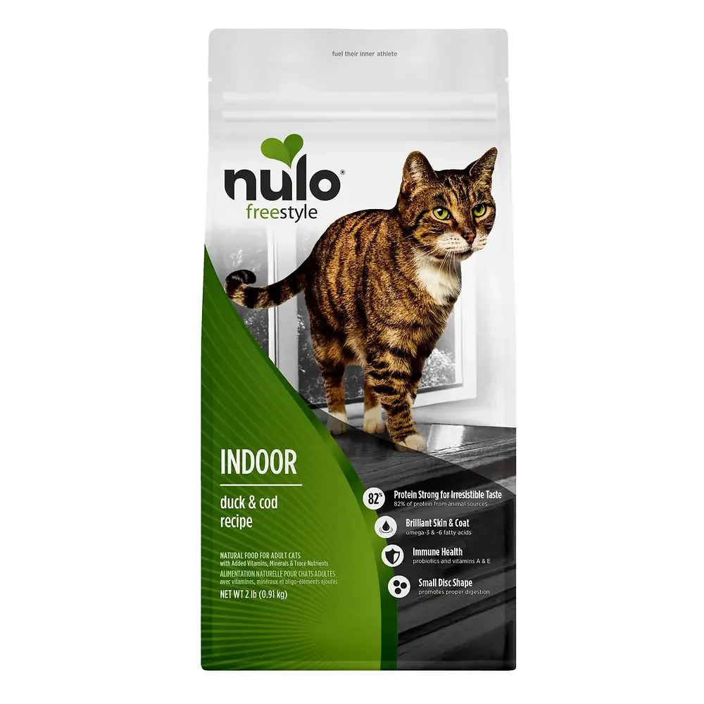 FreeStyle Indoor Duck & Cod Recipe High-Protein Kibble for Cats 2 lb
