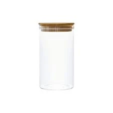 Glass Jar with Bamboo Lid Gourmet – 650 ml