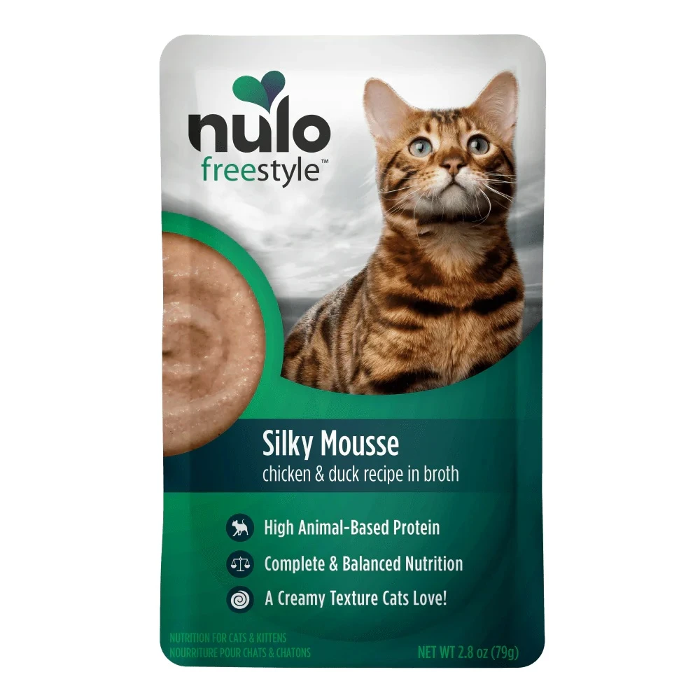 Freestyle Silky Mousse Chicken & Duck Recipe Wet Cat Food Pouch 2.8 oz