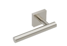 Satin Nickel Toilet Holder with Stainless Steel Tube