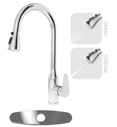 Pull Down Kitchen Faucet