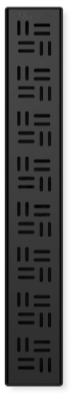 Matte Black Stainless Steel Floor Drain Grade 304 -  18 X 2 3/4 Inches