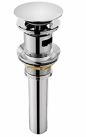 Stainless Steel Pop-Up Drain Stopper - 2.6 Inches Diameter