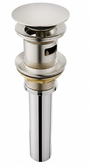 Stainless Steel Pop-Up Drain Stopper - 2.6 Inches Diameter 