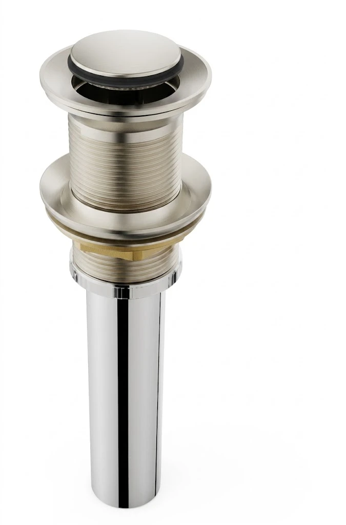 Stainless Steel Pop-Up Drain Stopper - 2.36 Inches Diameter