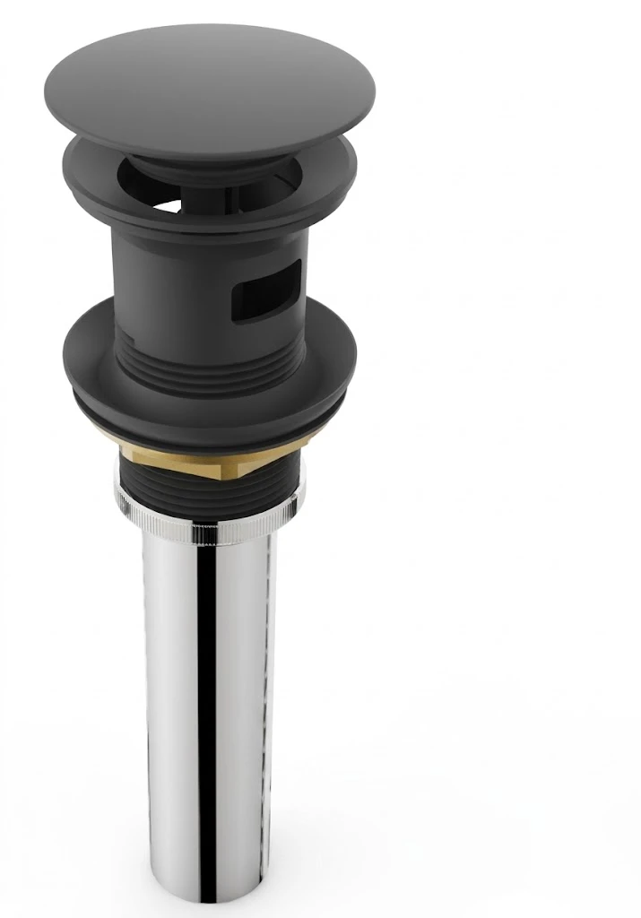 Stainless Steel Pop-Up Drain Stopper - 2.6 Inches Diameter 