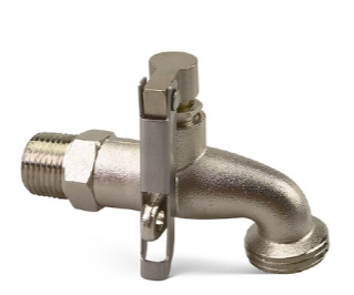 Locking Bibcock - 1/2 x 3/4 Inches