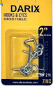 Hook and Eye Black Set of 2  – 2.5 Inches
