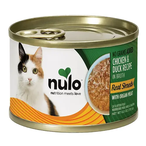 Real Shreds Chicken & Duck Recipe with Organ Meats Canned Cat & Kitten Food 6 oz