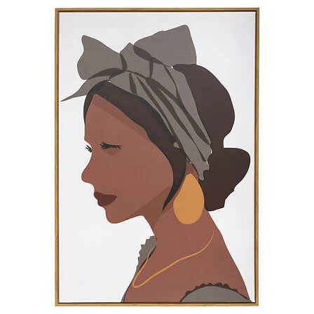Framed Elina Print Canvas Assorted Designs - 60 x 90 Centimetres