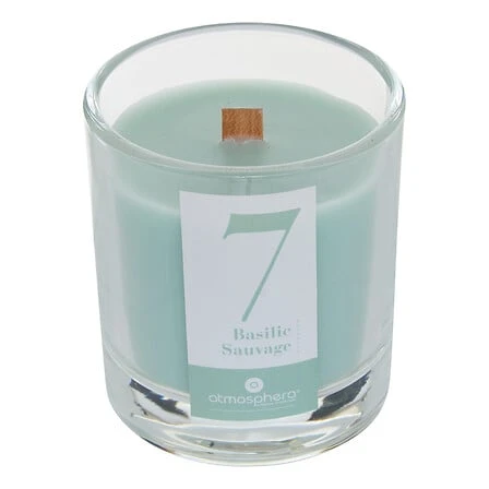 Numia Basil Glass Candle Atmosphera - 180 Grams