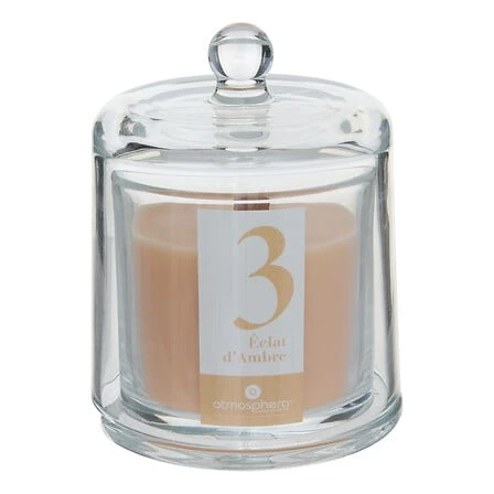 Numia Amber Glass Candle Atmosphera - 240 Grams