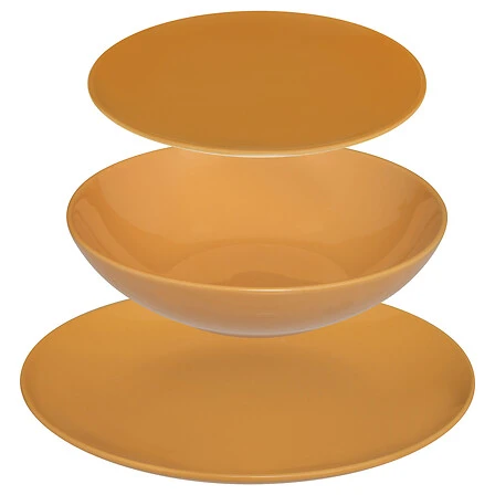 Colorama Yellow Dinner Service - 18 Piece