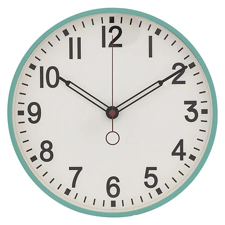 Plastic Clock Cory Diameter - 29 Centimetres Assorted