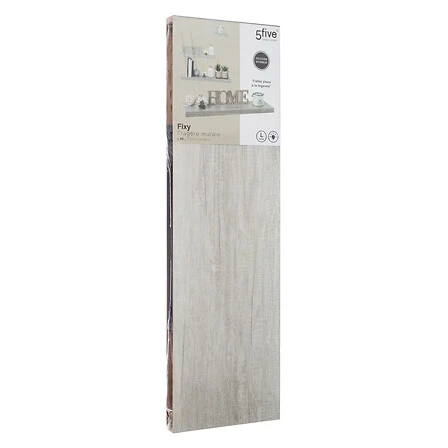 Fixy Grey Oak Wall Shelf - 80 centimetres