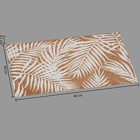 Palme White Placemat - 45 X 30 Centimetres
