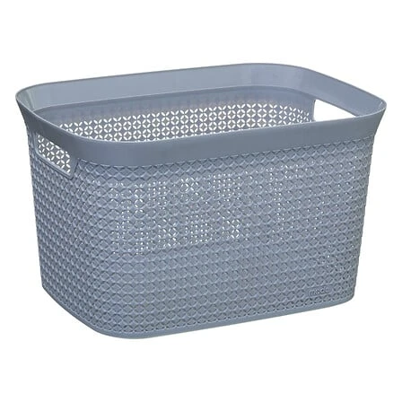 Scandi Grey Laundry Basket - 25 Litres