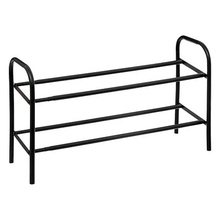 Metal Extending 10-Pair Shoe Rack