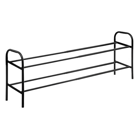 Metal Extending 10-Pair Shoe Rack