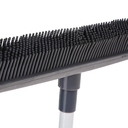 Telescopic Broom with Rubber Brush