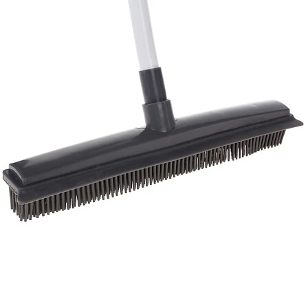 Telescopic Broom with Rubber Brush