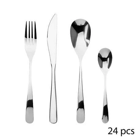 Mesa 24-Piece Stainless Steel Cutlery Set