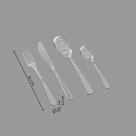 Mesa 24-Piece Stainless Steel Cutlery Set