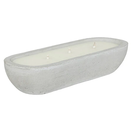 Ely Citronella Candle Concrete Pot - 580 Grams