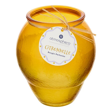 Fruity Scented Candle Assorted Citronella Glass Jar -  550 Grams