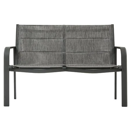 Piazza 4-Seater Lounge Set Aluminium and Textilene Graphite