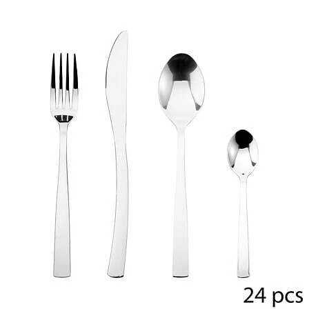 Olympe 24-Piece Stainless Steel Cutlery Set