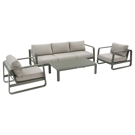 Domilly 5-Seater Lounge Set Laurel Aluminium
