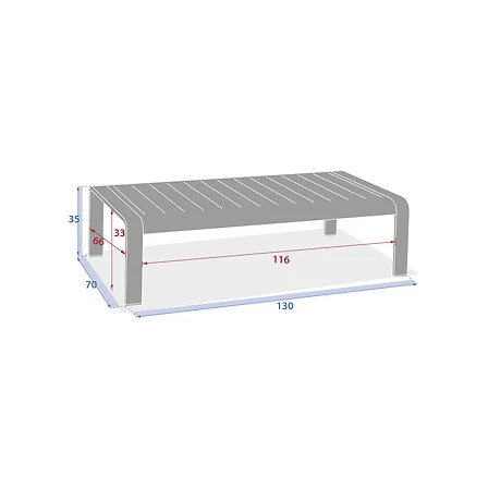 Domilly 5-Seater Lounge Set Laurel Aluminium