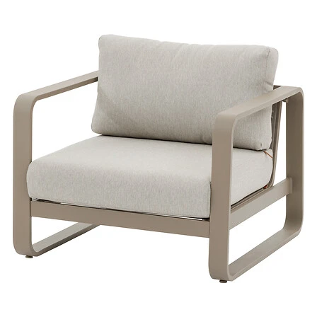 Domilly 5-Seater Aluminium Coffee Lounge Set