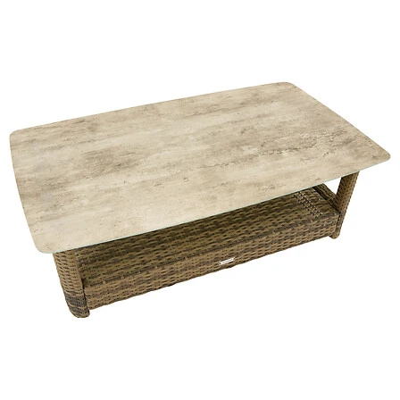 Selenim 5-Seater Lounge Set Naturae Aluminium and Woven Synthetic Resin