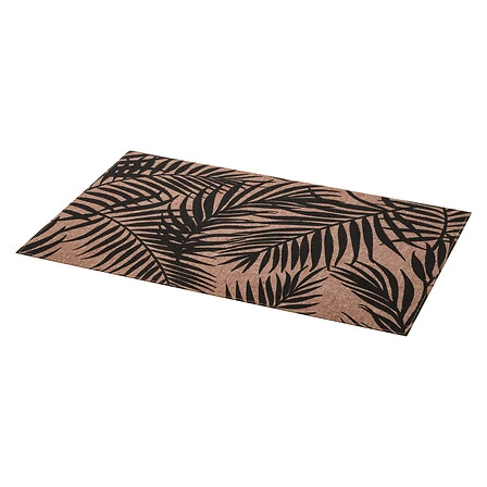 Palme Black Placemat 45 X 30 Centimetres