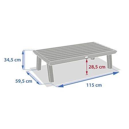 Axiome Living Room 5-Seater Aluminium Clay
