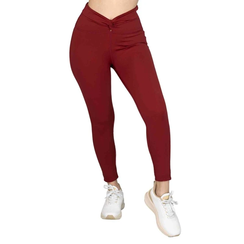 Everlast Women Polyester Elastane Leggings - Red