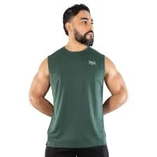 Everlast Men Polyester Tank Top City - Green