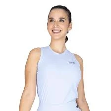 Everlast Women Polyester Elastane Tank Court - Blue