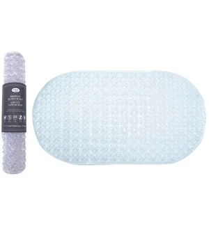 Clear Droplet Bathtub Mat - 27 x 15 Inches