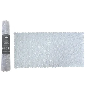 Clear Dottie Bathtub Mat - 30 x 15 Inches
