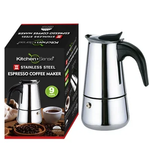 Stainless Steel Espresso 9 Cup Coffee Maker