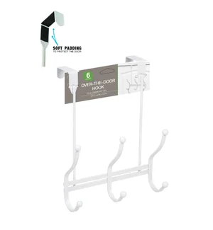 Fresno Over the Door Hook 2 x 3 Matte White