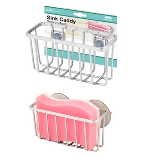 Chrome Sink Suction Caddy 2 Pack